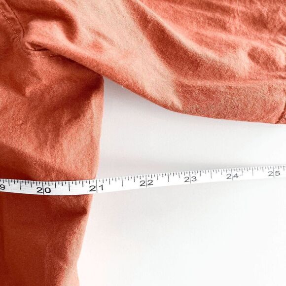 Billabong Mens Short Sleeve Slim Fit Button-Down Shirt Burnt Orange Size Large - Picture 6 of 6